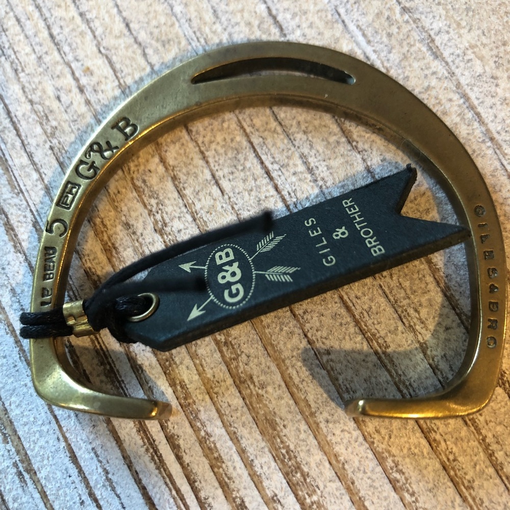 NWT classic brass Giles & Brother bracelet